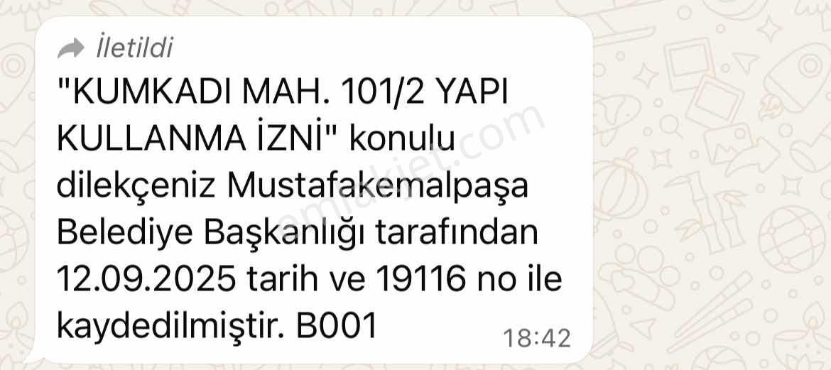Ersay'dan Satılık Arsa-kumkadı Mh.-595 M²-önü Asfalt - Görsel 5