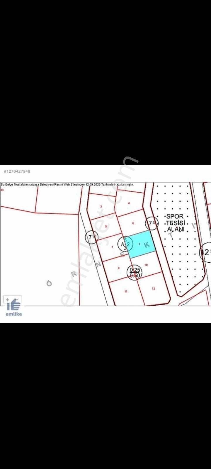 Ersay'dan Satılık Arsa-kumkadı Mh.-595 M²-önü Asfalt - Görsel 2