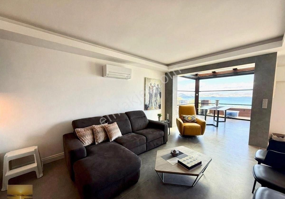 Denize Sıfır Özel Plajlı Sitede Satılık Yeni Ev Full Eşyalı Lüks Villa Bulunmaz Fırsat Özel Havuzlu - Görsel 15