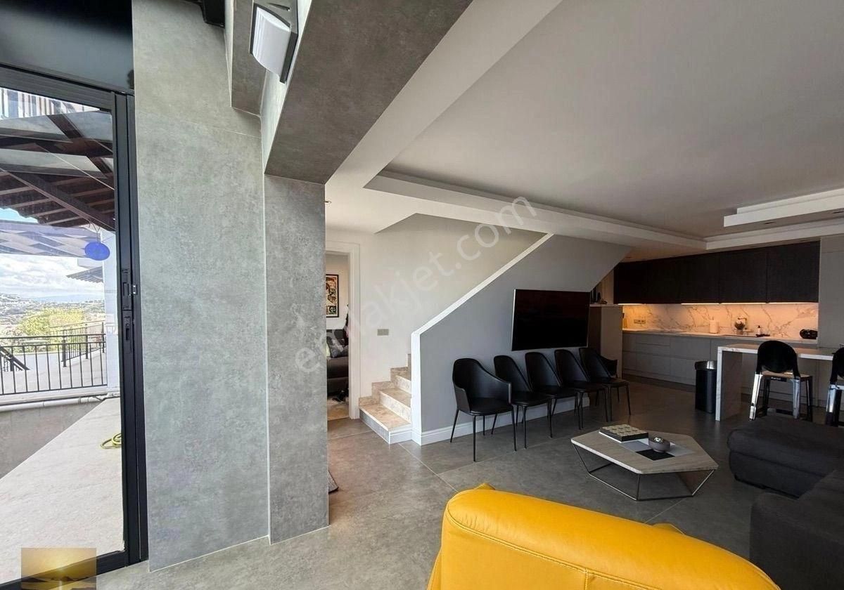 Denize Sıfır Özel Plajlı Sitede Satılık Yeni Ev Full Eşyalı Lüks Villa Bulunmaz Fırsat Özel Havuzlu - Görsel 14