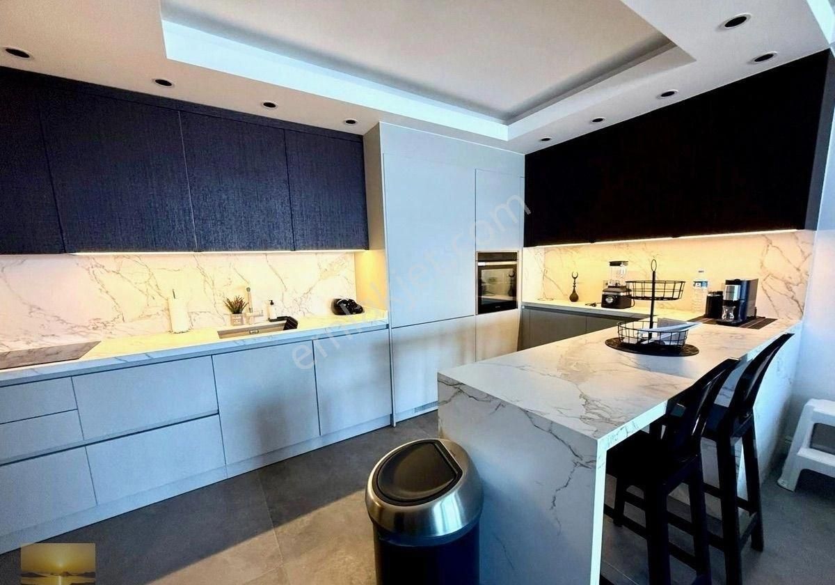 Denize Sıfır Özel Plajlı Sitede Satılık Yeni Ev Full Eşyalı Lüks Villa Bulunmaz Fırsat Özel Havuzlu - Görsel 13