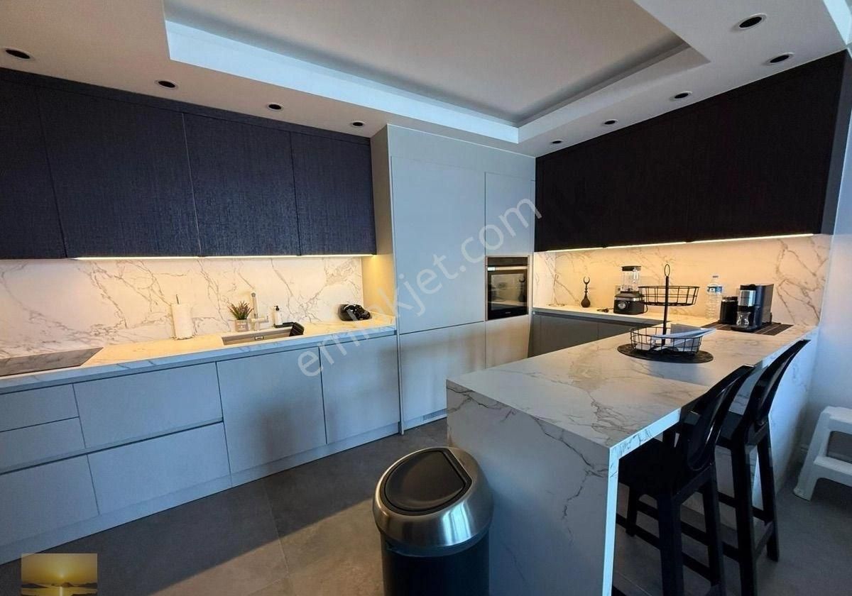 Denize Sıfır Özel Plajlı Sitede Satılık Yeni Ev Full Eşyalı Lüks Villa Bulunmaz Fırsat Özel Havuzlu - Görsel 10