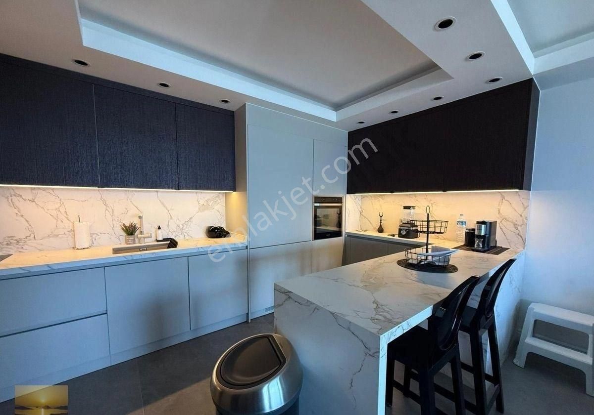 Denize Sıfır Özel Plajlı Sitede Satılık Yeni Ev Full Eşyalı Lüks Villa Bulunmaz Fırsat Özel Havuzlu - Görsel 9