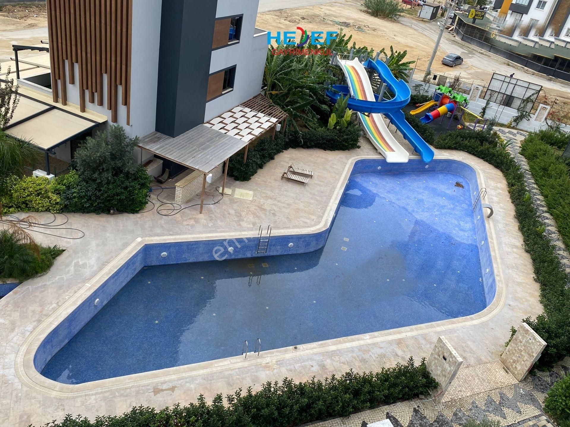 Hedef'ten Tece'de Deniz 50 M İskanlı Site İçi Havuzlu 1+1 Daire - Görsel 12