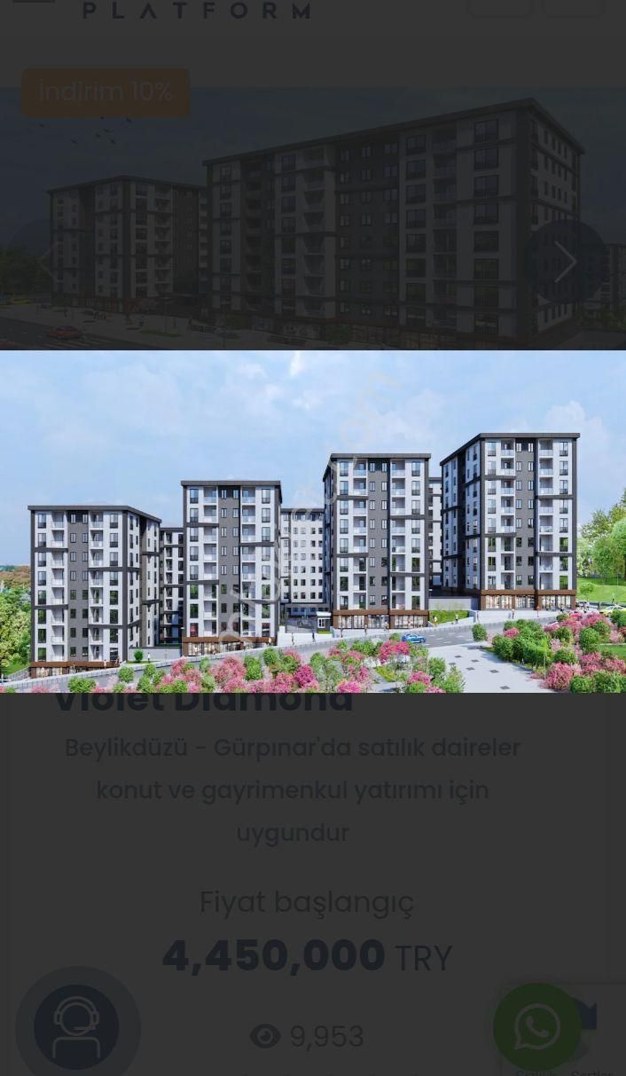 Beylikdüzü Gürpınar Güven Reform Violet Diamond 3+1 Sıfır Daire