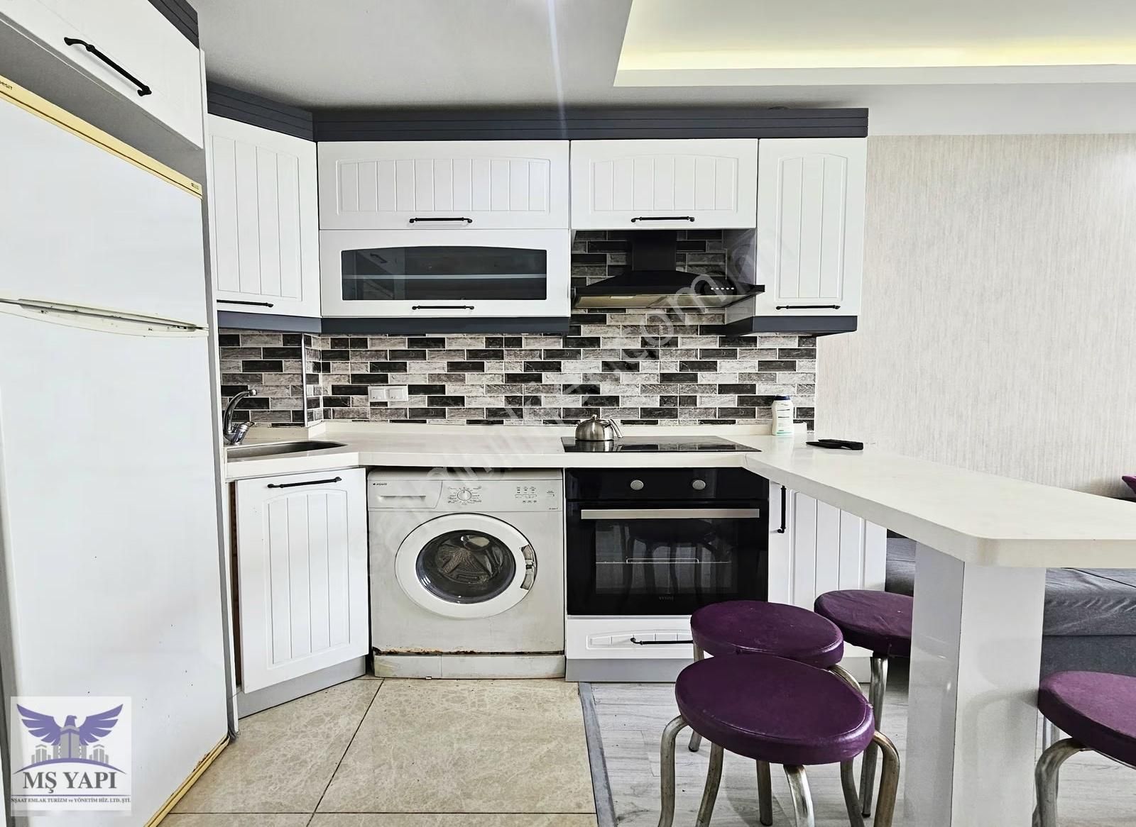 Satılık! Kat Mülkiyetli, Eşyalı, Full Tesisli 1+1 İz Tower - Görsel 22