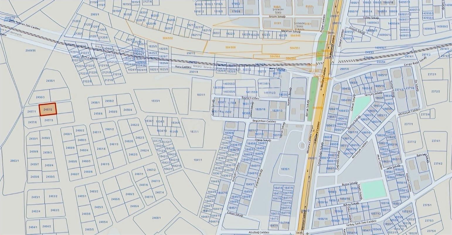 Şentepe Sağda 8 Kat İmarlı 1400 M2 Arsa - Görsel 5