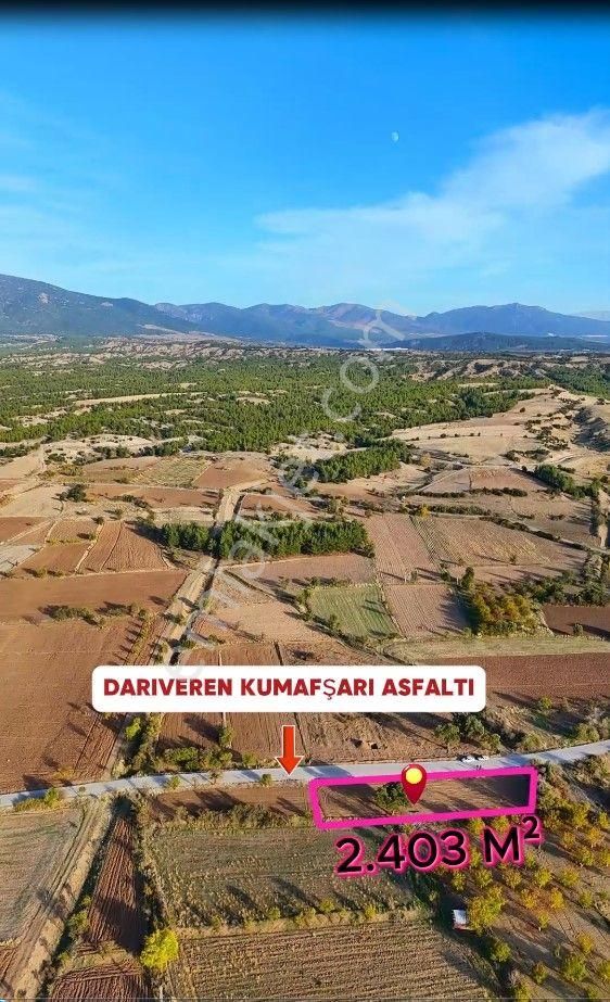 Şahin Emlaktan Denizli Acıpayam Darıveren Mah. Asfalt Yola Sıfır Satılık 2.403 M² Tarla