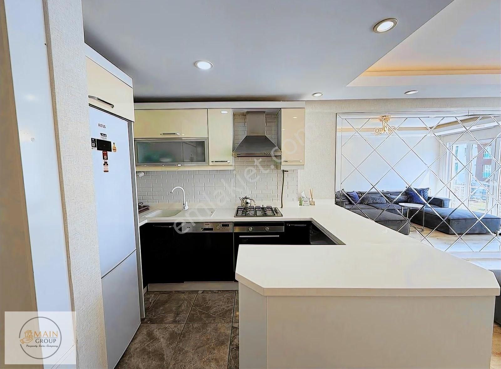 Adnan Kahveci 1+1 Kısa Katlı Lüks Site,dekorlu, Acil Satılık - Görsel 8