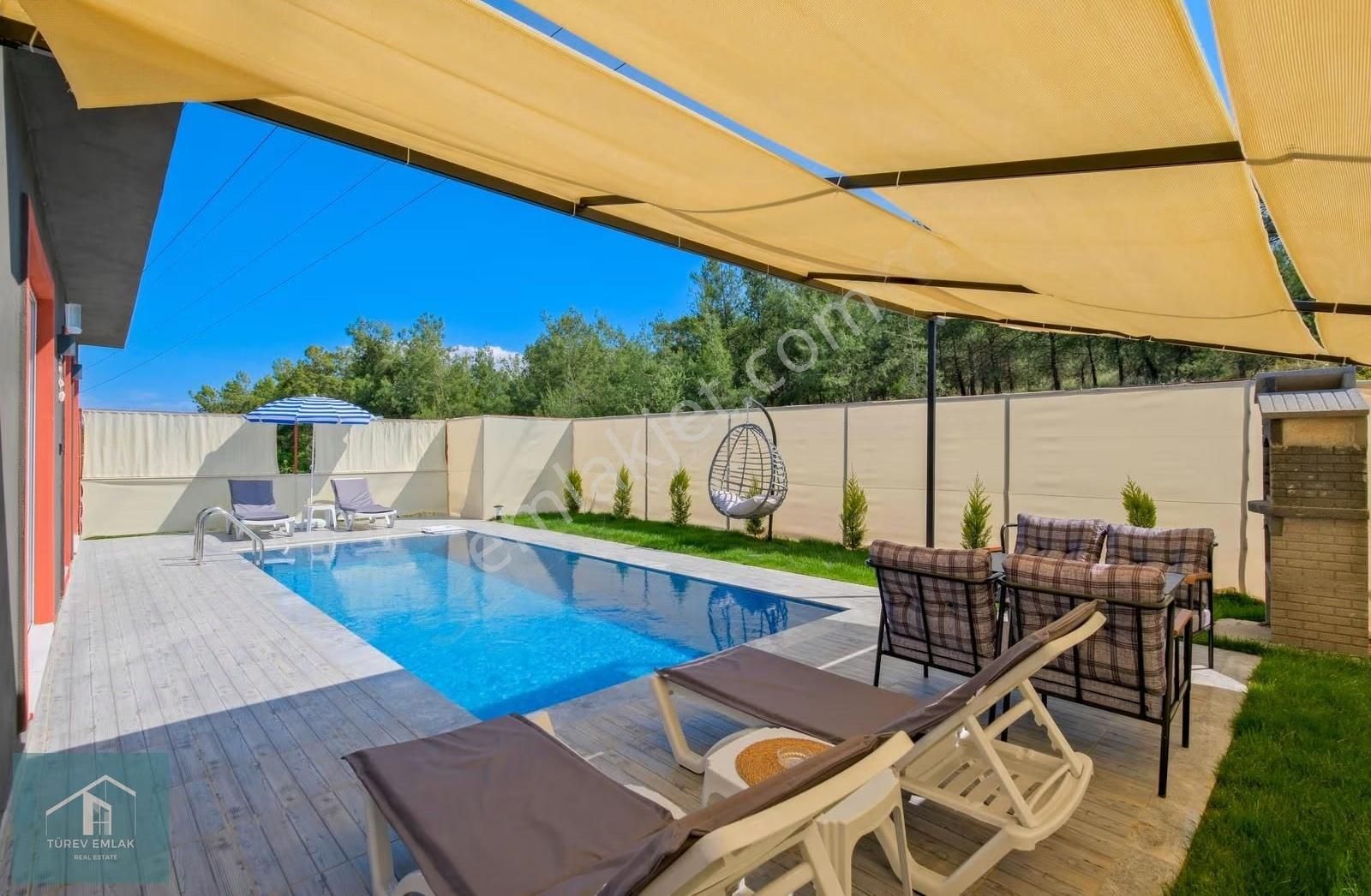 Türev Emlaktan Fethıye Çiftlikte Eşyalı Uzun Dönem Kiralık Villa - Görsel 5