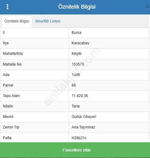 Bursa Karacabey Keşlik Mh.de 11.420m2 Satılık Tarla - Görsel 3
