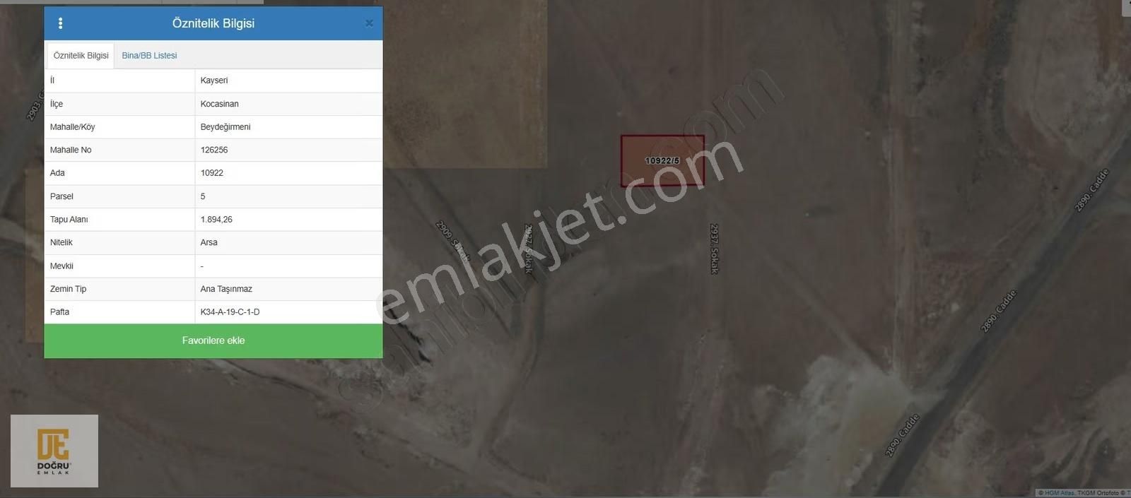 Doğru Emlak - Projesi Hazır Ruhsatı Alınmış Tesis Parseli - Görsel 4