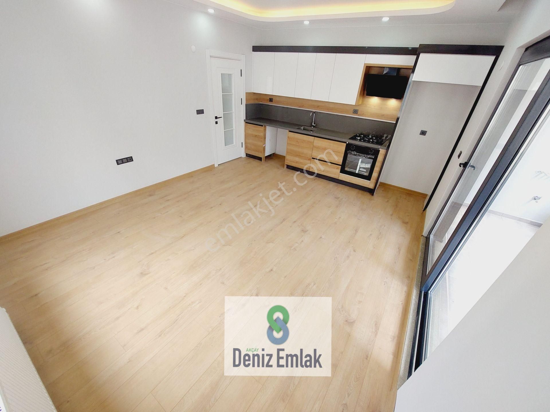 Denizden Akçayda Yeni Binada Geniş Lüks Satılık 1+1 Daire. - Görsel 14