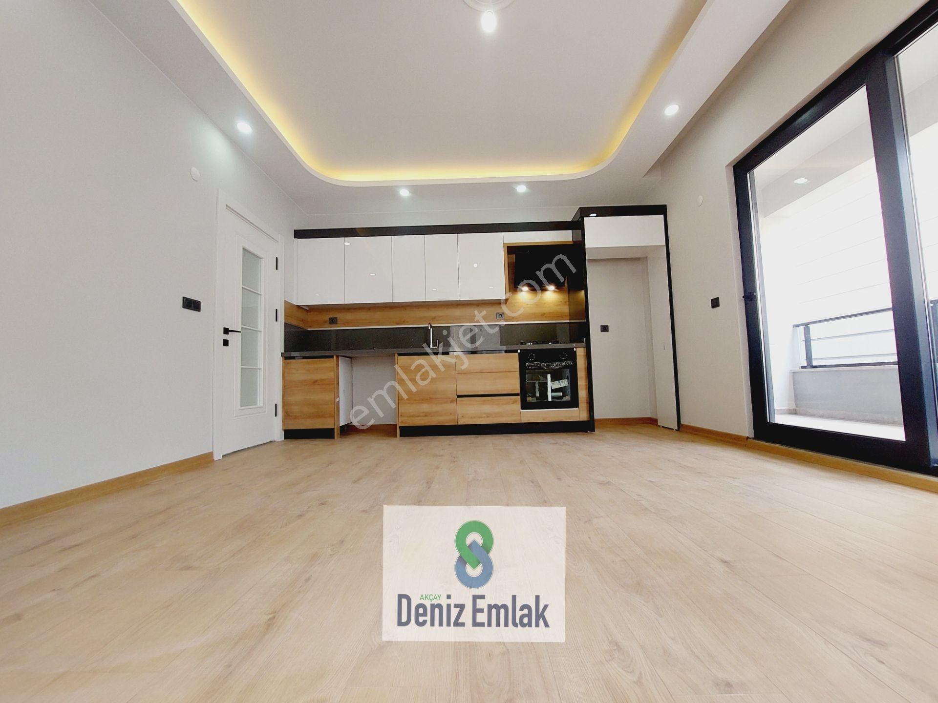 Denizden Akçayda Yeni Binada Geniş Lüks Satılık 1+1 Daire. - Görsel 24