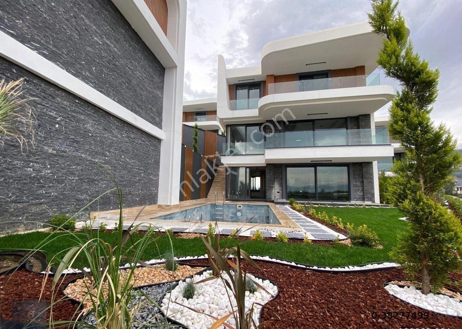 ▀mera Emlaktan Gürede Deniz Manzaralı Havuzlu Emsalsiz 3+2 Villa - Görsel 34