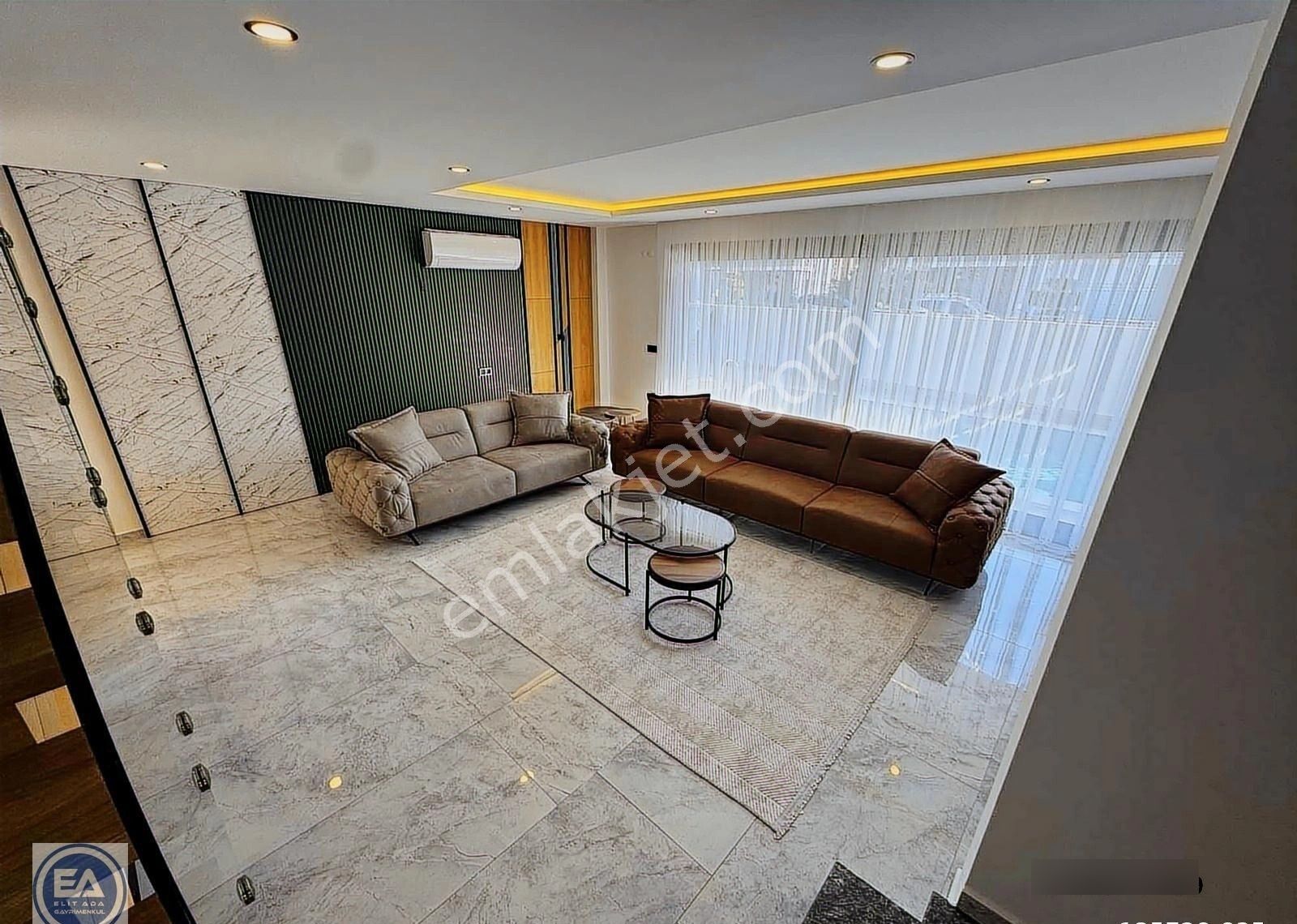 Kuşadası Davutlar Sahilinde Özel Havuzlu Denize Yakın 4+1 - Görsel 15