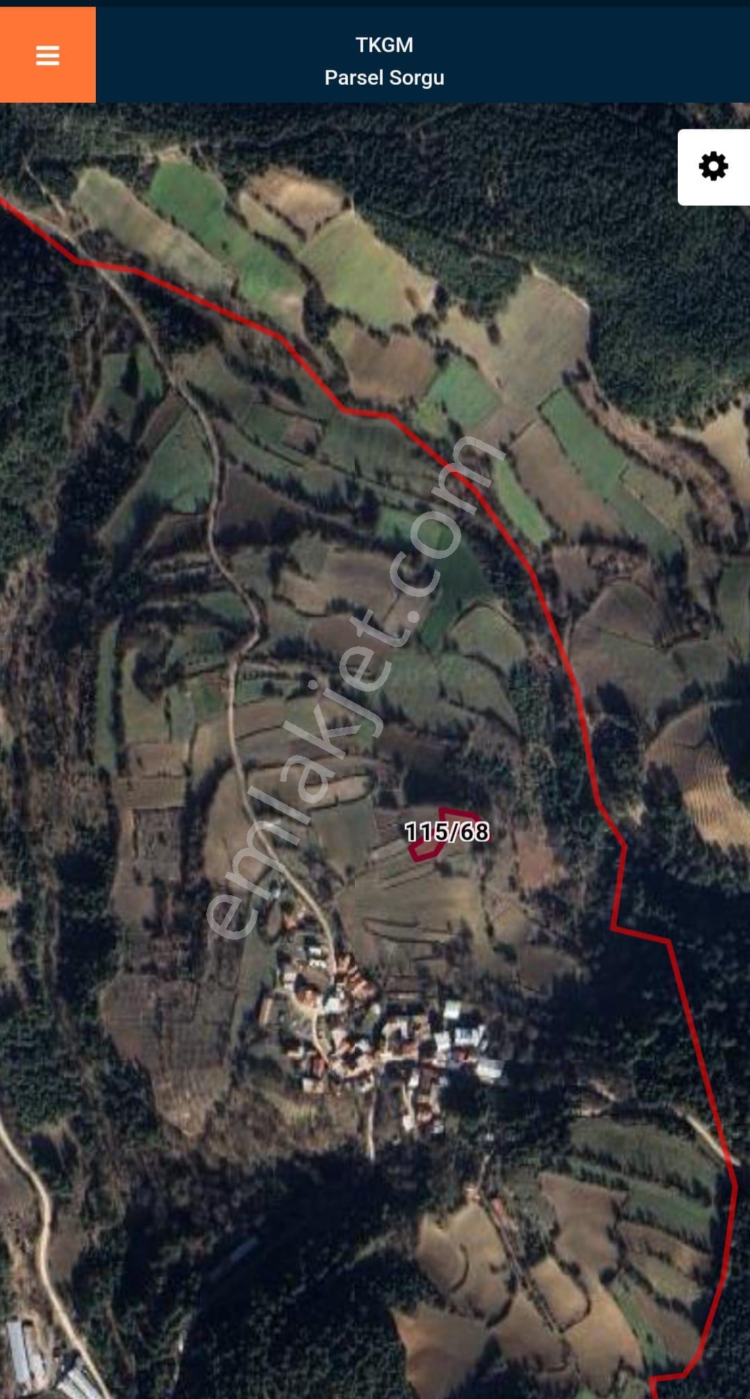 Bolu Merkez Topardıç Köyü Yerleşime Yakın 1180 M2 Tarla - Görsel 2
