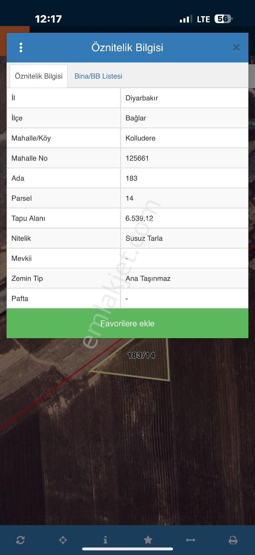 Premar Dan Baglar Kolludere De Tek Parca Satılık Arazi - Görsel 2
