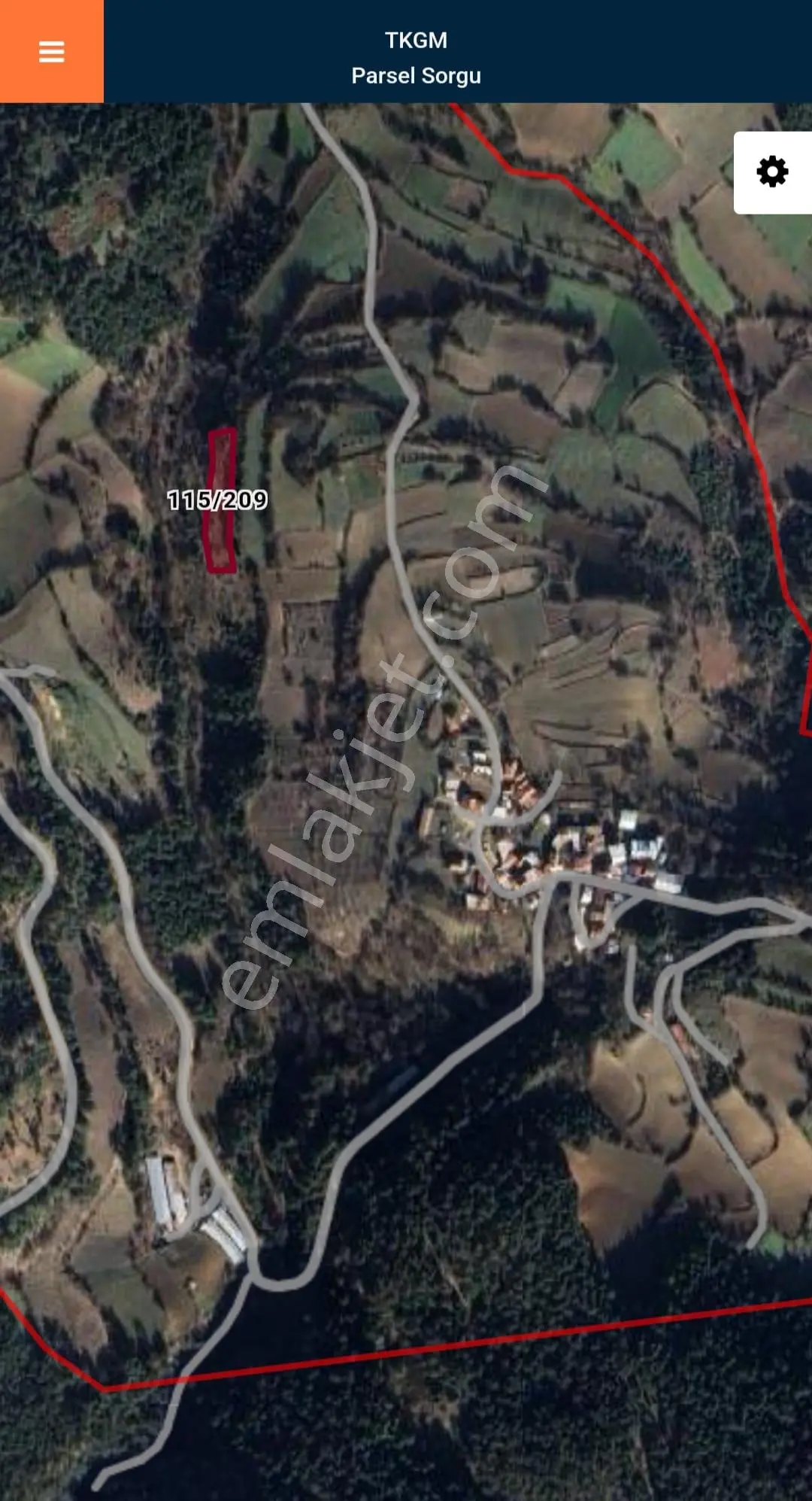 Bolu Merkez Topardıç Köyü Yerleşime Yakın 2319 M2 Tarla - Görsel 3