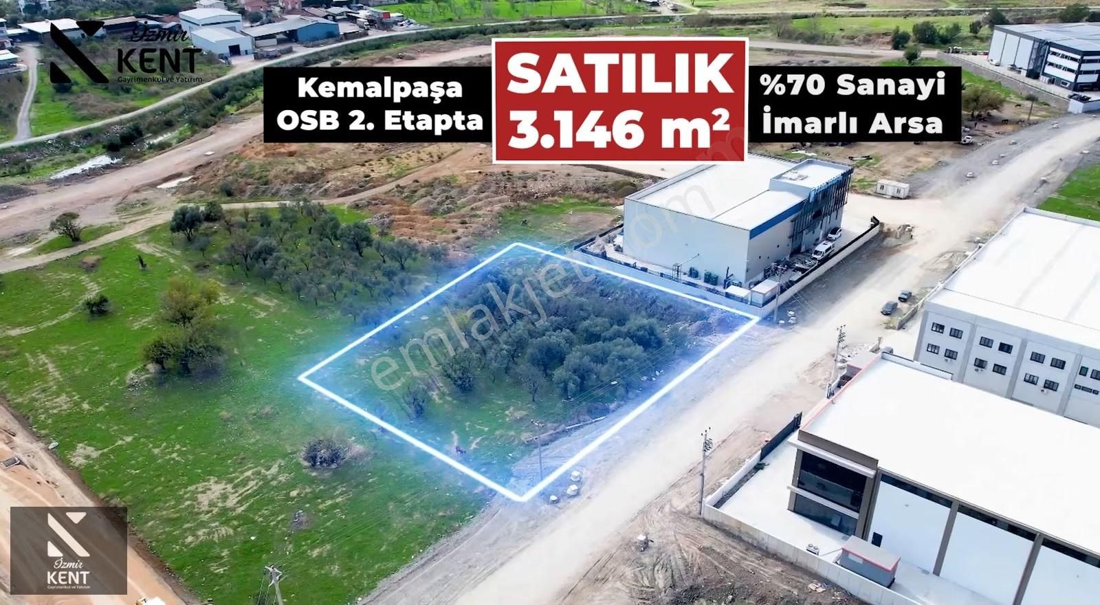 Kemalpaşa Osb 2. Etapta Satılık 3.146 M2 Sanayi İmarlı Arsa - Görsel 7