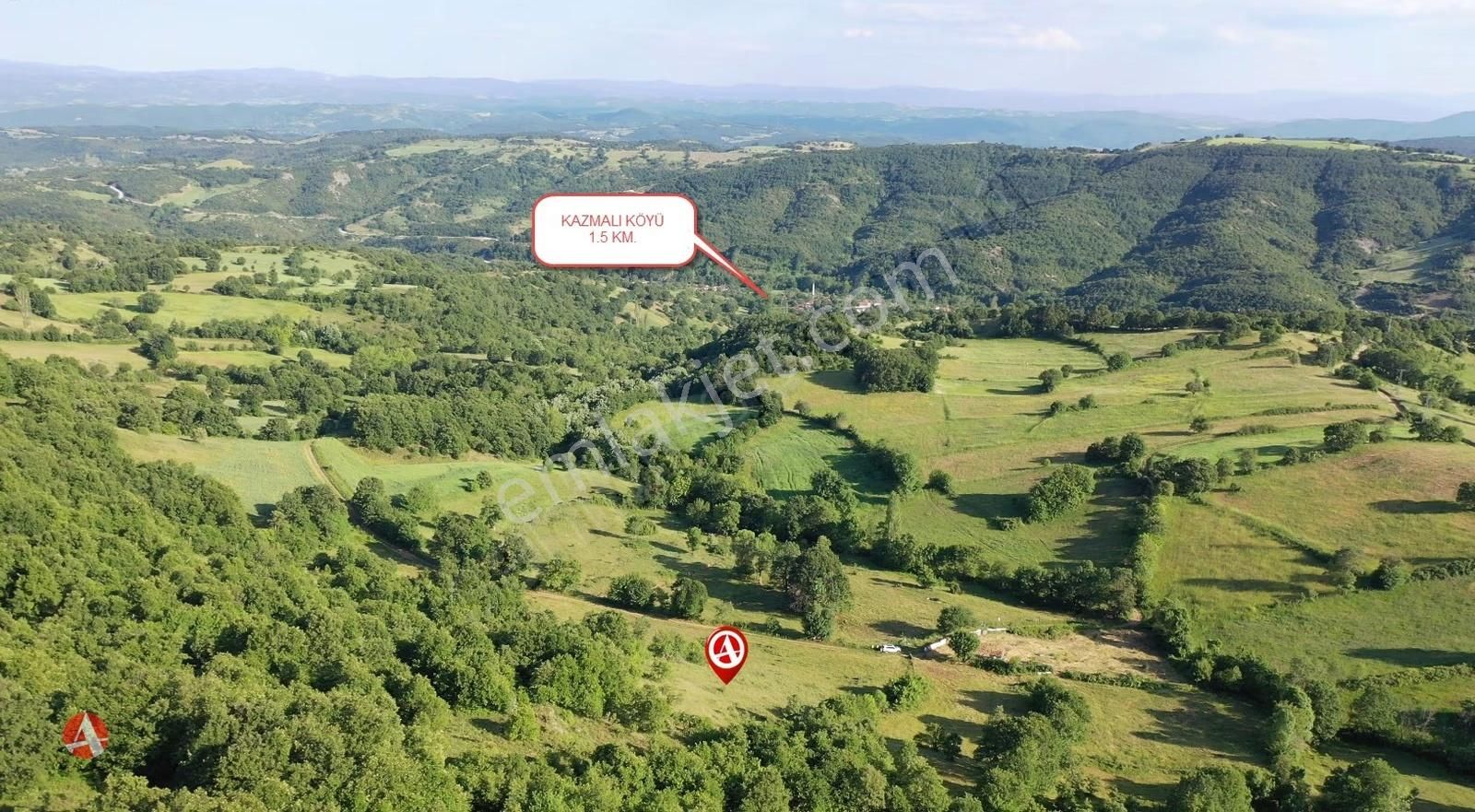 Çanakkale, Biga, Kazmalı Köyü, 4.460 M2 Satılık Arazi - Görsel 8