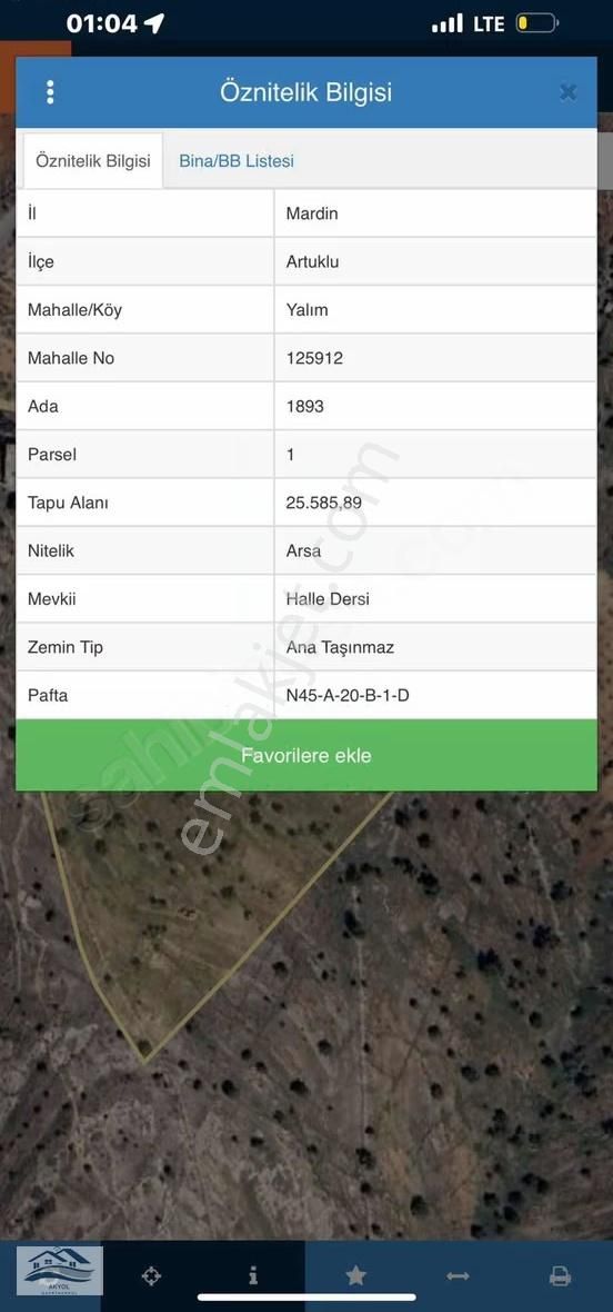 Satılık 20 Kat İmarlı Arsa Merkezi Konumda Takasa Açık - Görsel 5