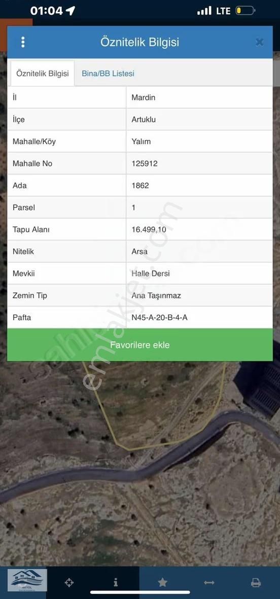 Satılık 20 Kat İmarlı Arsa Merkezi Konumda Takasa Açık