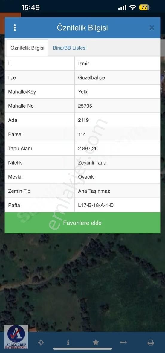 İzmir Güzelbahçede Ticari İmarlı Satılık Tarla! - Görsel 12