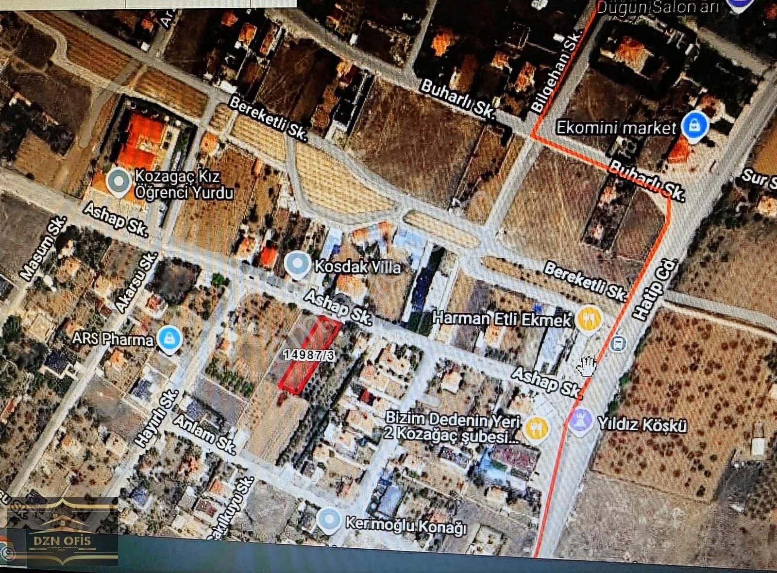 Meram Kozagaç Mah. İmarlı 1150 M2 Arsa Hatıp Cad. 200 Mt - Görsel 3