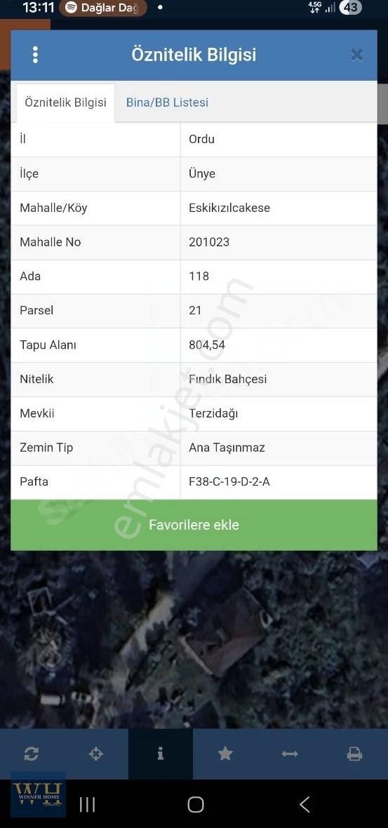 Eskikızılcakesede 804 Metrekare Yola Cephe Satılık Bahçe - Görsel 4
