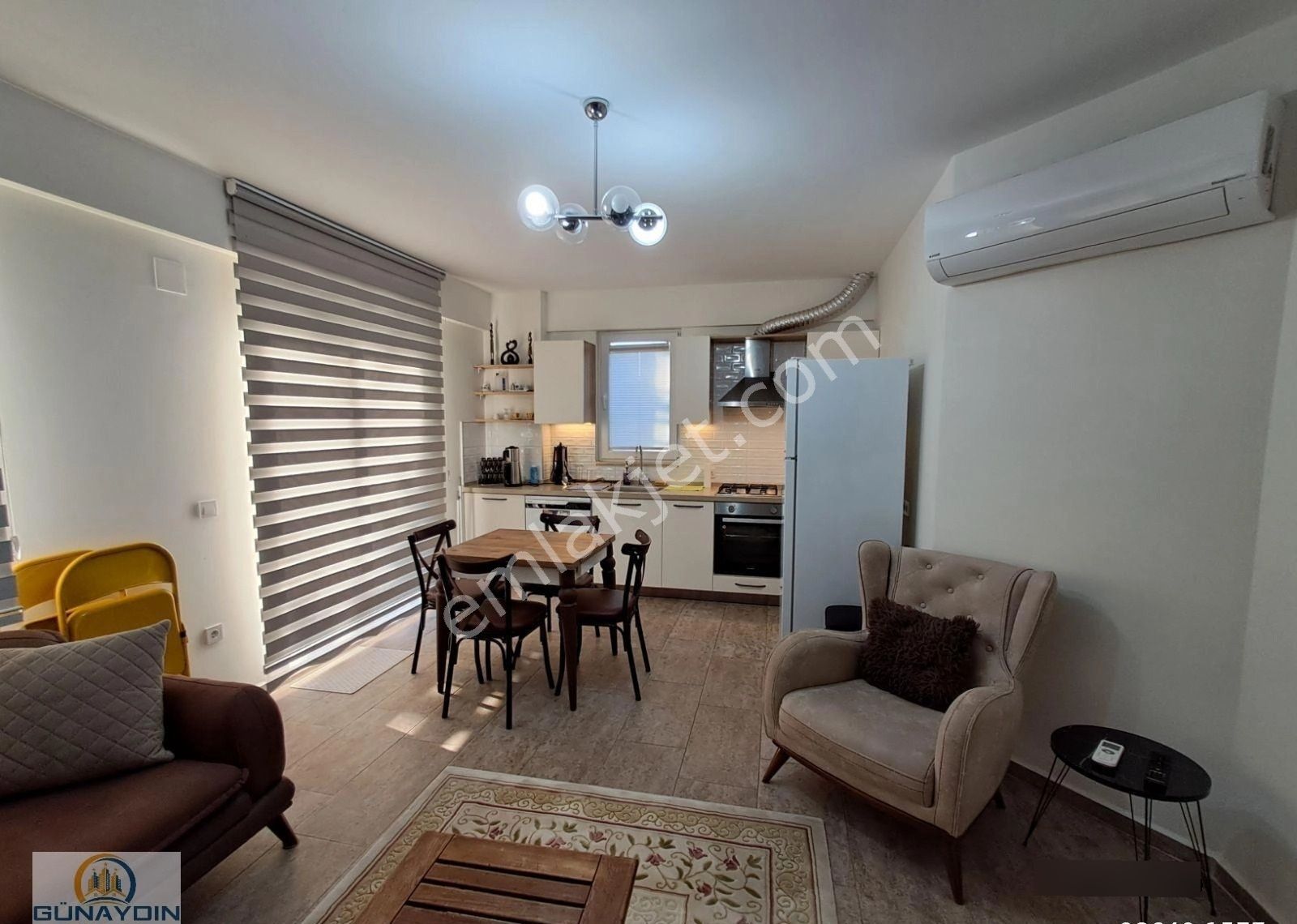 Günaydın Emlaktan Karaburunda Havuzlu Site Eşyalı 2+1 Daire