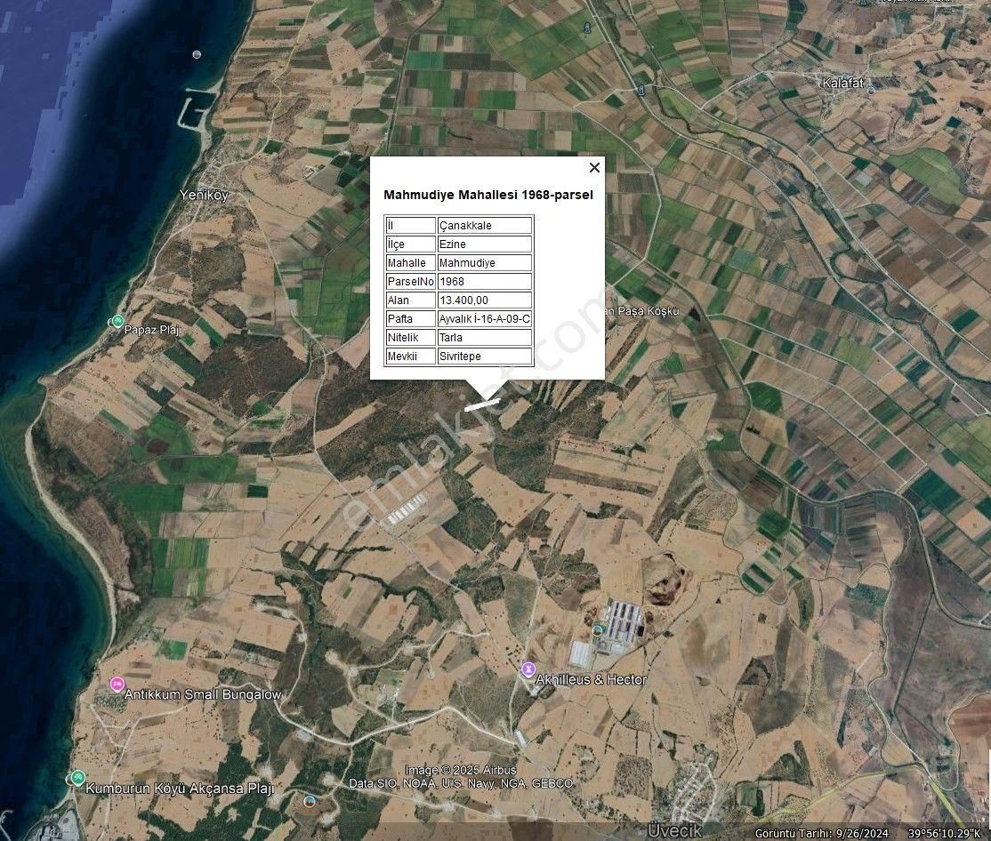 Yaşarsoy Gyo'dan Çanakkale Ezine Mahmudiye'de Uygun Tarla - Görsel 5