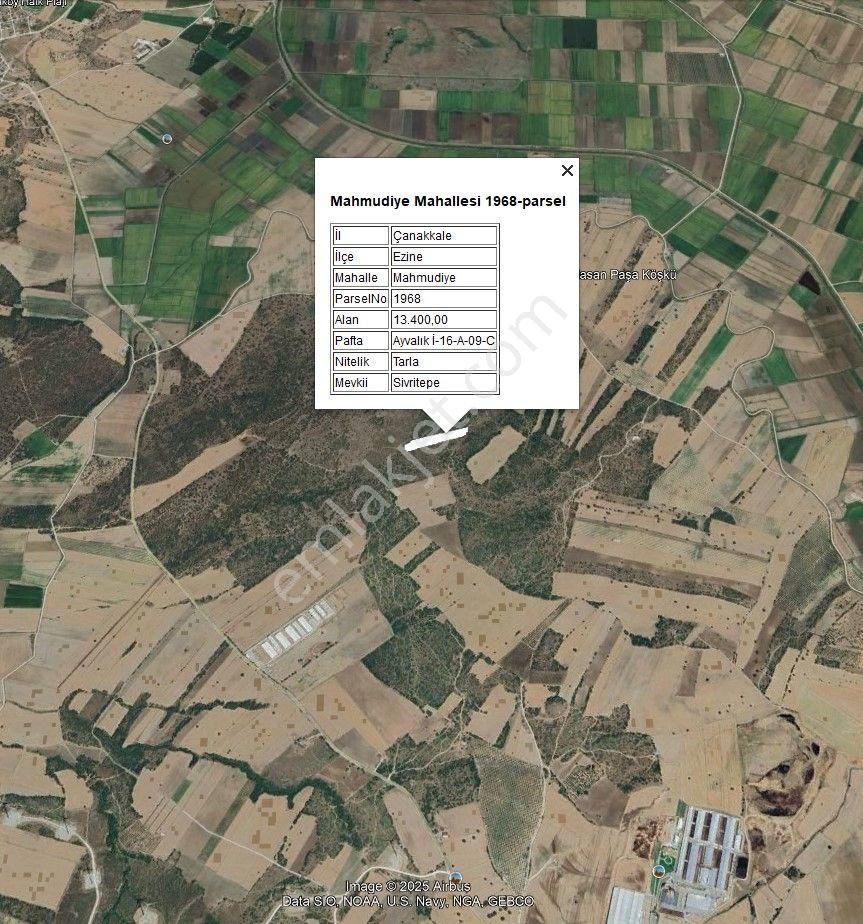 Yaşarsoy Gyo'dan Çanakkale Ezine Mahmudiye'de Uygun Tarla