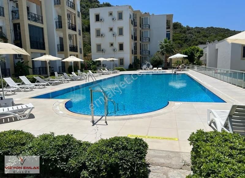 Güllük'te Havuzlu Site İçerisinde Deniz Manzaralı Yazlık Daire - Görsel 6