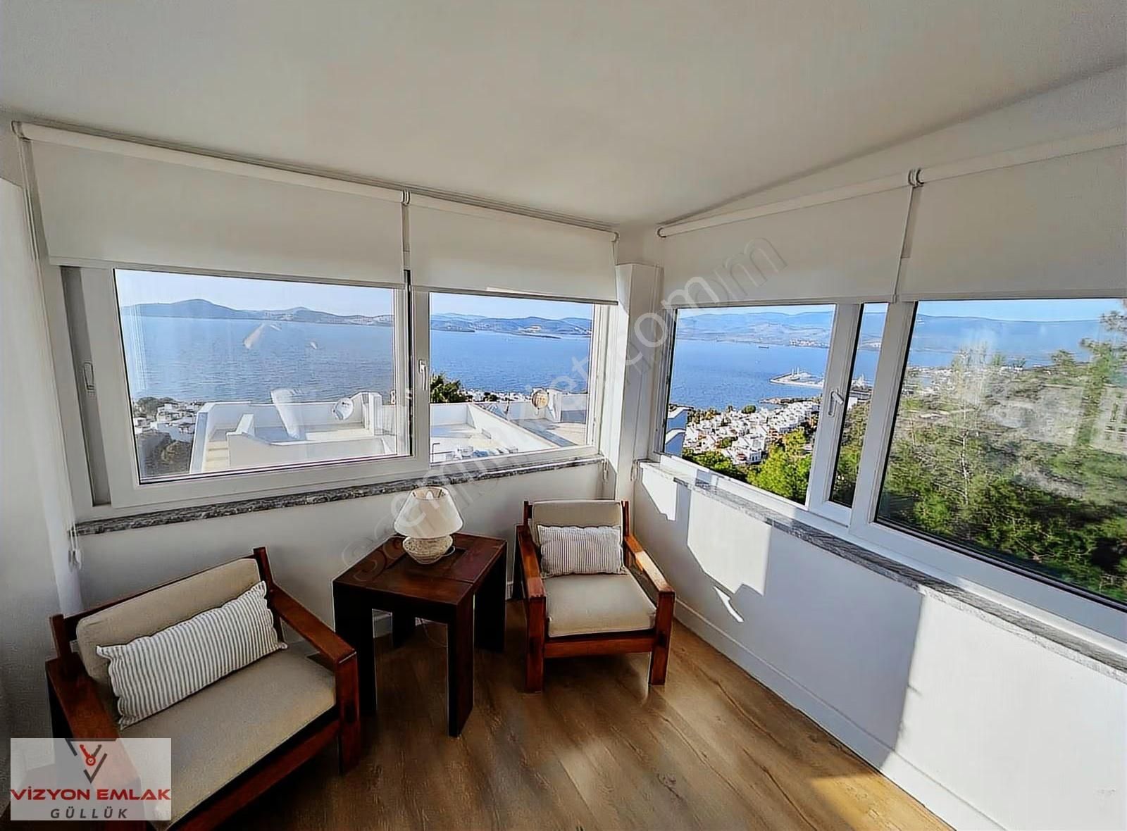 Milas Güllük Oba Sitesinde Full Deniz Manzaralı Satılık Villa - Görsel 5