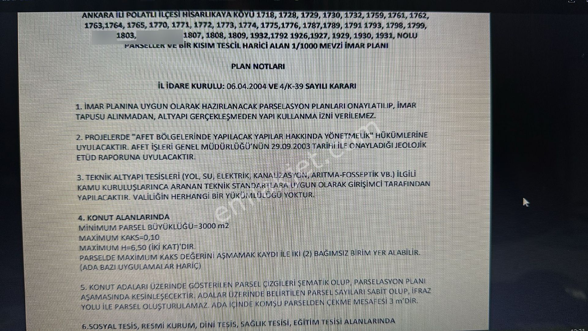 Satılık Komut İmarlı Arsa - Görsel 3