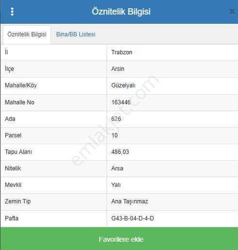 Trabzon Arsin'de Satılık Arsa - Görsel 13