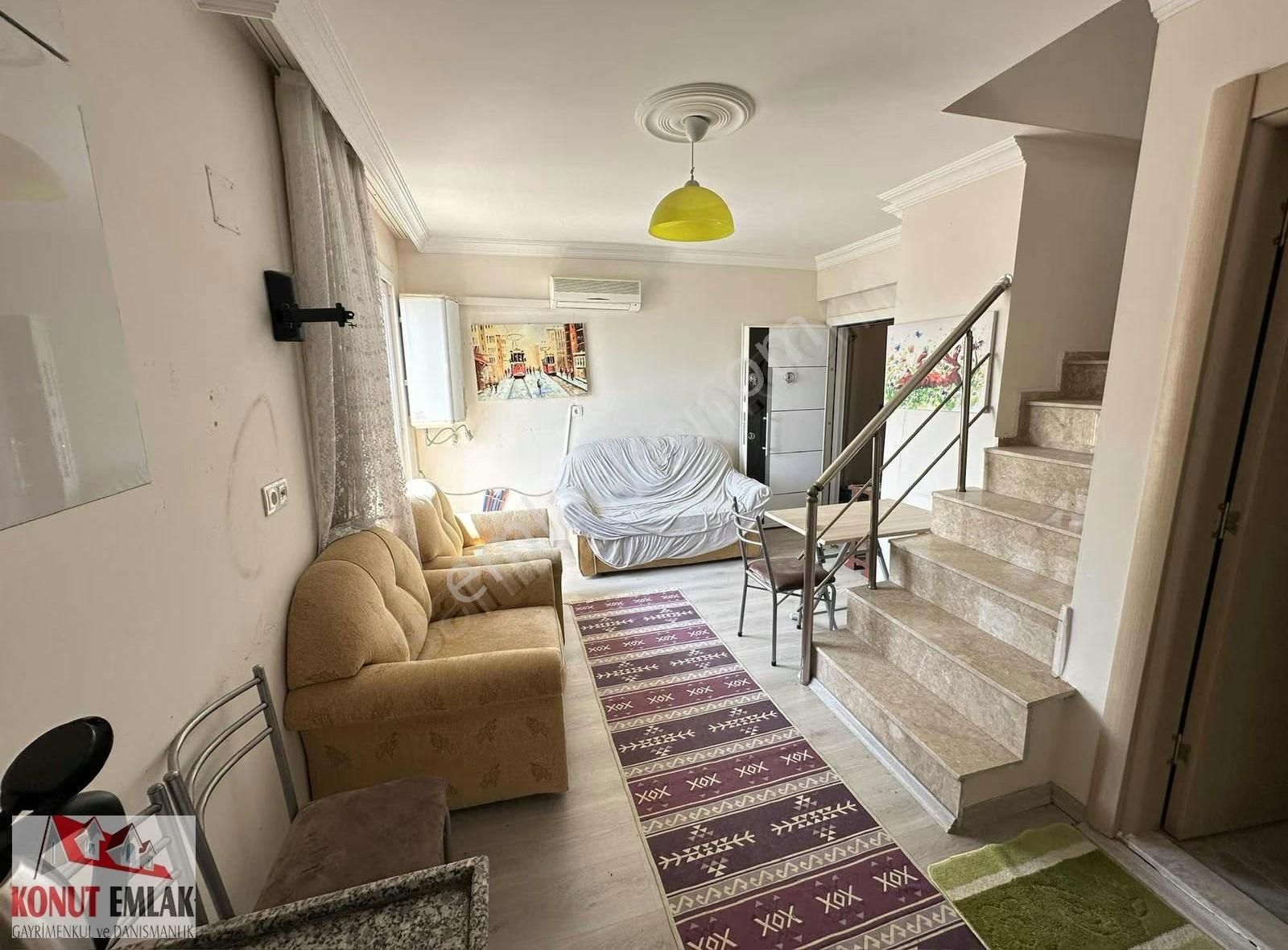 Konut Emlaktan İsabeylide Full Eşyalı 1+1 Dublex Kiralık Daire