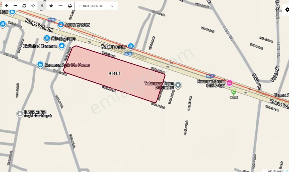 Karaman - Konya Çevreyoluna Cephe Stratejik Ticari Arsa - Görsel 4