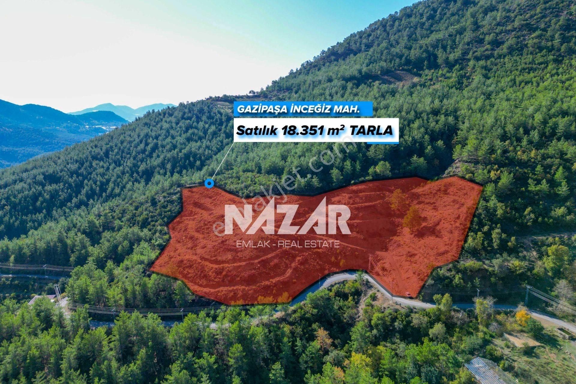 Gazipaşa İnceğiz’de 18.351 M² Satılık Tarla - Görsel 2