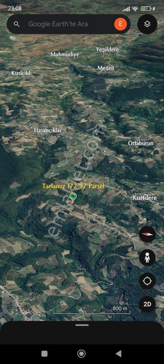 Tarcanlar'dan İzmit Kurtdere Mah 1.166 M² Satılık Fındık Tarlası - Görsel 10
