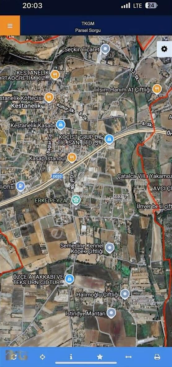 Çatalca Kestanelik Te Villa İmarlı Arsa