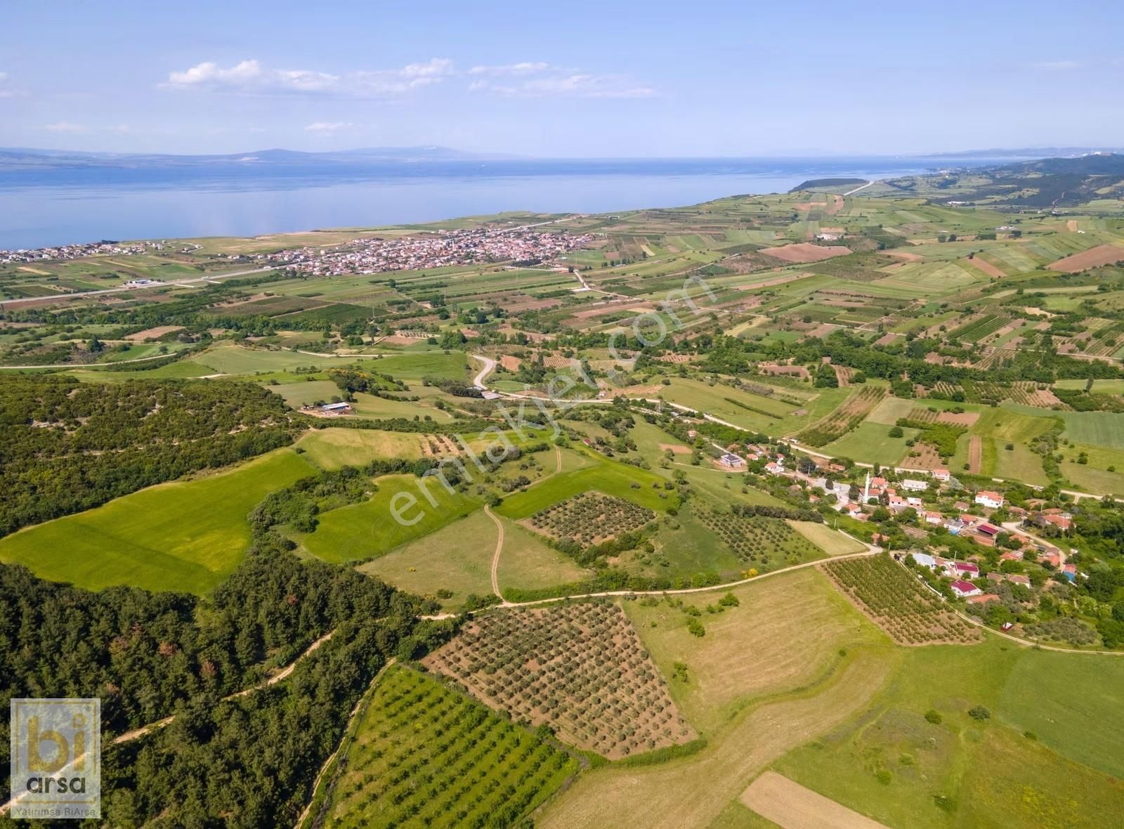 Lapsekide Denize Yakın 4.780m² Arsa !18 Adet Villa Projesi Hazır