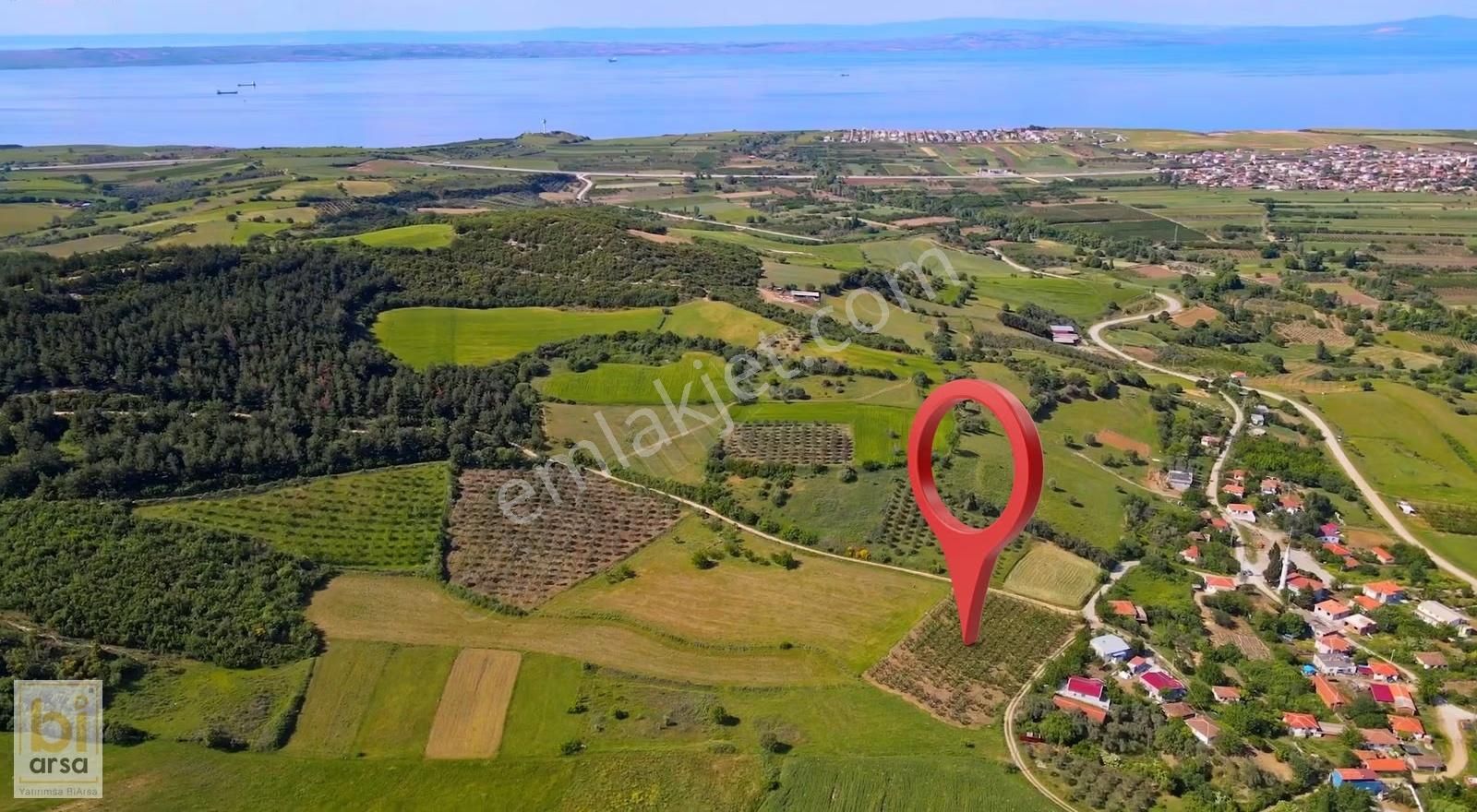 Lapsekide Denize Yakın 4.780m² Arsa !18 Adet Villa Projesi Hazır - Görsel 11
