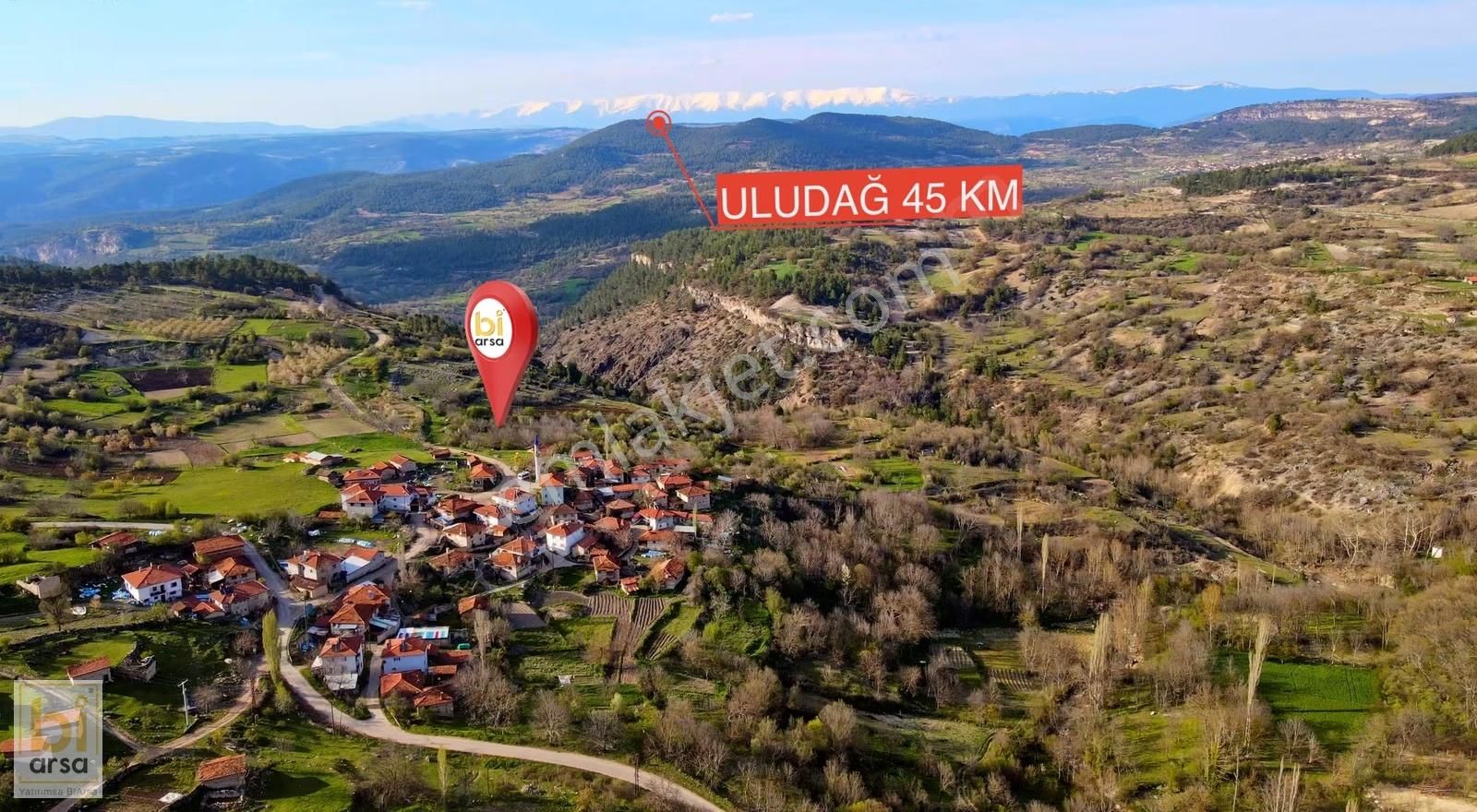 Doğayı Hisset! Uludağ Manzaralı 708 M² İmar Durumu Hazır Arsa - Görsel 35