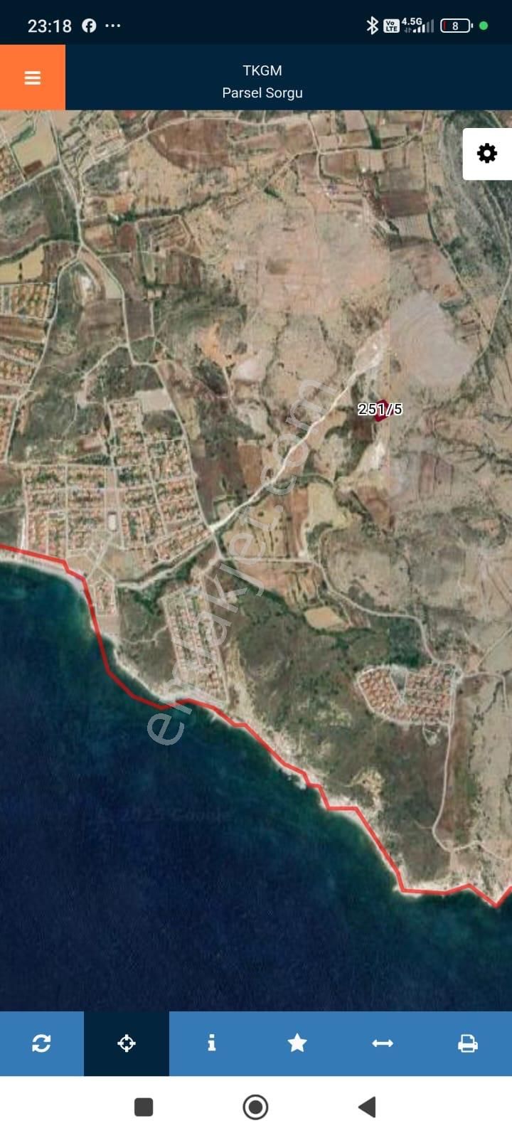 Çeşmede Satılık Yatırımlık Arazi (1681m2) Denize1km - Görsel 2