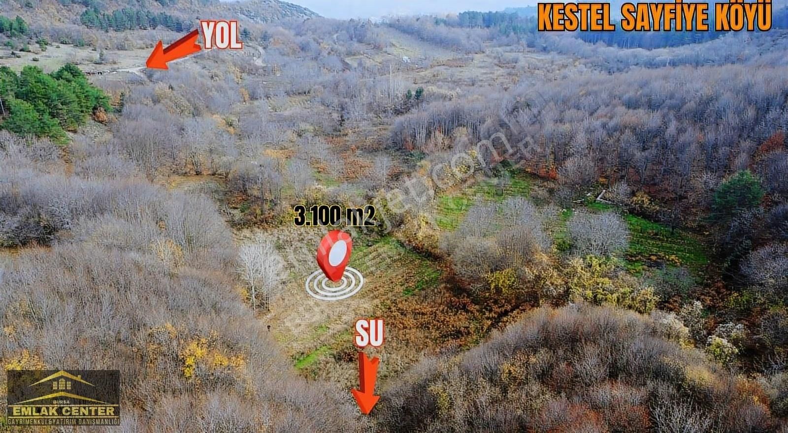 Kestel Sayfiyede Dogayla İçiçe 3100 M2 Tarla - Görsel 4