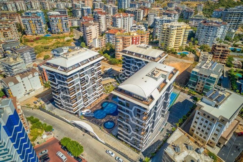 Alanya Tosmur'da Kiralık Ultra Lüks Sitede Deniz Manzaralı 1+1 - Görsel 26