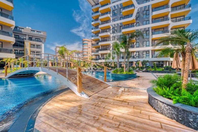 Alanya Tosmur'da Kiralık Ultra Lüks Sitede Deniz Manzaralı 1+1 - Görsel 23