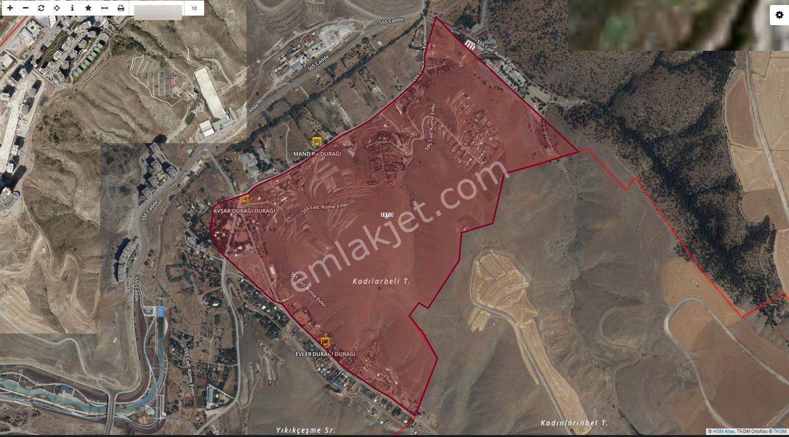 Sahibinden Satılık 50 M2 Arsa. Ankara/çankaya/mühye Mahkeme Tepesi'nde.